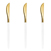 Trendables Knives White/Gold | 40 Count